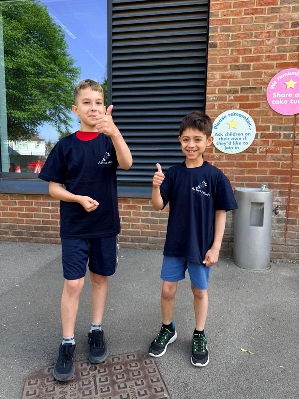 Children enjoying best friends at Active Minds