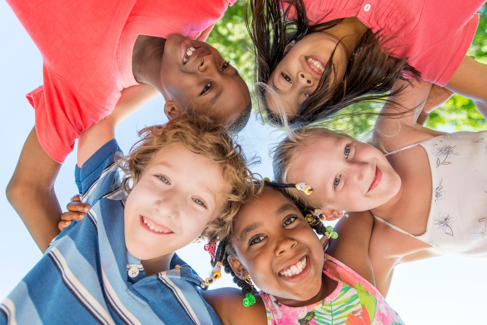 Happy children celebrating together at Active Minds
